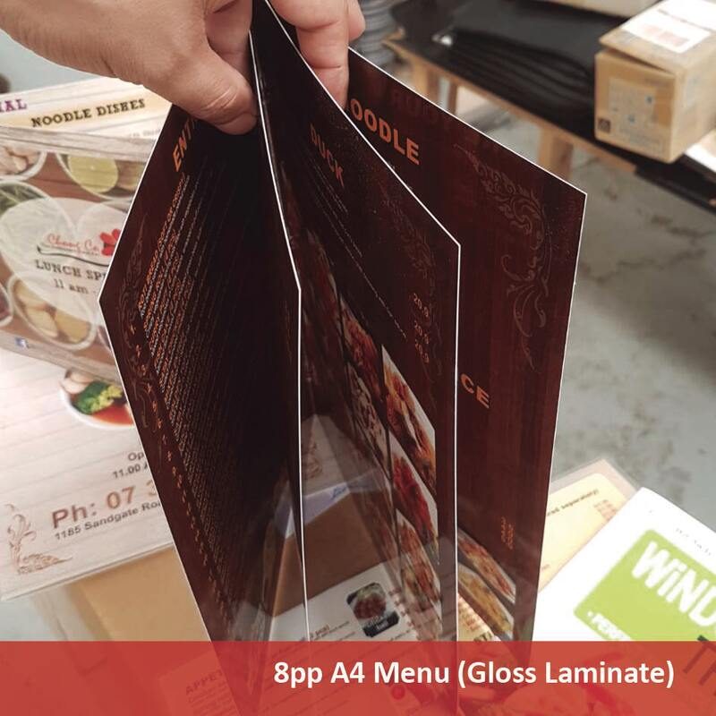 Dine-In Menu A4 (50 pcs)